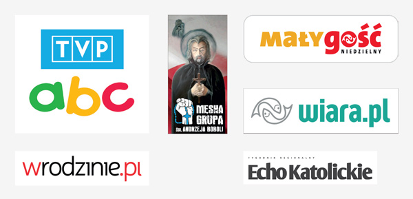 Patronaty medialne komiksu Św. Andrzej Bobola. Patron Polski